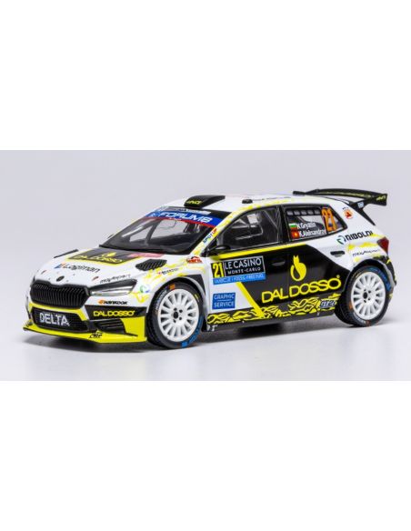 IXO MODEL RAM977 SKODA FABIA RS N.21 RALLY2 MONTE CARLO 2025 GRYAZIN-ALEKSANDROV 1:43 Modellino