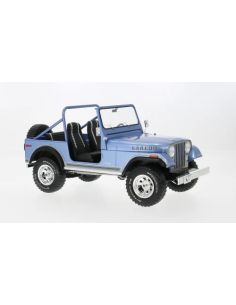 MODELCARGROUP MCG18553 JEEP CJ-7 LAREDO 1980 BLUE/DECALS...