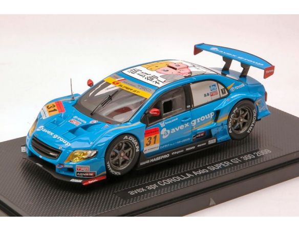 Ebbro EB44230 TOYOTA COROLLA N.31 SUPER GT 2009 1:43 Modellino