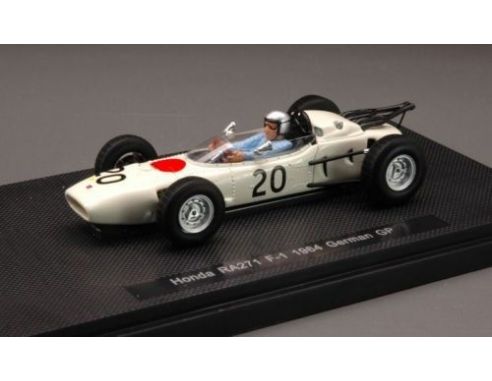 Ebbro EB44256 HONDA R.BUCKNUM 1964 N.20 13th GERMAN GP 1:43 Modellino