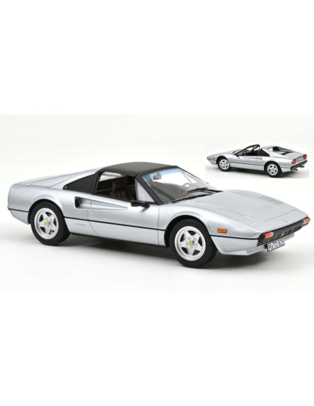 NOREV NV187934 FERRARI 308 GTS 1982 SILVER 1:18 Modellino