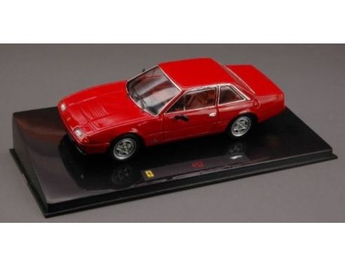 Hot Wheels HWN5595 FERRARI 412 1985 RED 1:43 Modellino Teca Rovinata