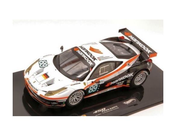 Hot Wheels HWX5498 FERRARI 458 ITALIA GT2 N.89 LM 2011 FAMBACHER-SIMONSEN-KEEN 1:43 Modellino