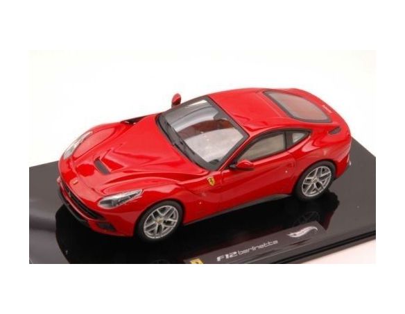 Hot Wheels HWX5499 FERRARI F12 BERLINETTA 2012 RED 1:43 Modellino