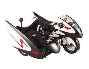 Hot Wheels HWR0006 BAT BIKE 1966 SCALA 1:12 Modellino