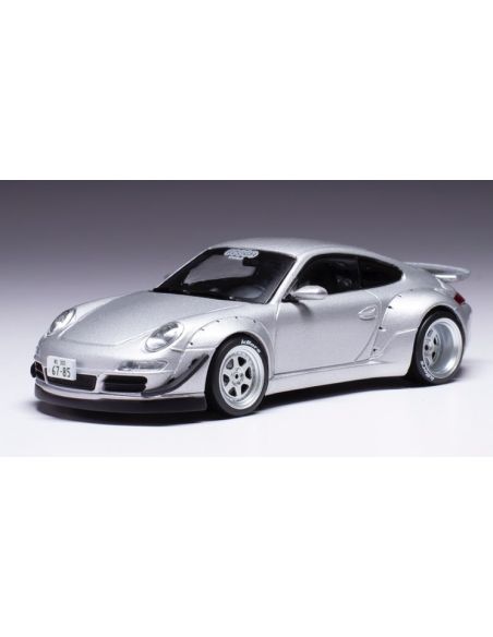 IXO MODEL MOC337 PORSCHE RWB 997 SILVER 1:43 Modellino