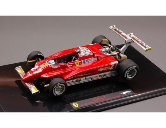Hot Wheels HWT6268 FERRARI G.VILLENEUVE'82 USA GP 1:43 Modellino