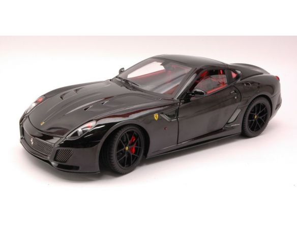 Hot Wheels T6926 FERRARI 599 GTO BLACK 1:18 Auto Stradali