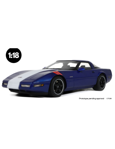 GT SPIRIT GT538 CHEVROLET CORVETTEC4 GRAN SPORT 1996 BLUE 1:18 Modellino