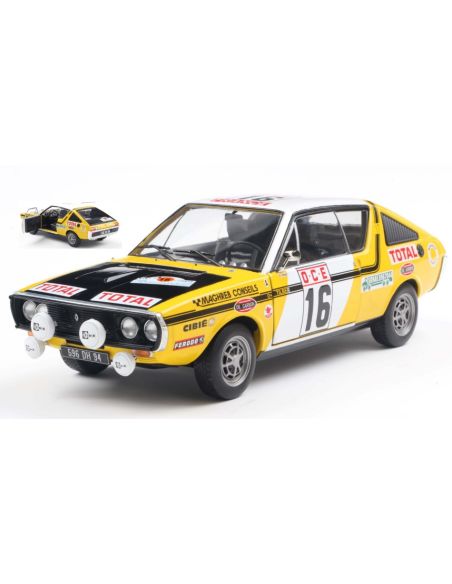 SOLIDO SL1803709 RENAULT 17 PH.1 N.23 RALLY DU MAROC 1976 PRIVE-TILBERT 1:18 Modellino