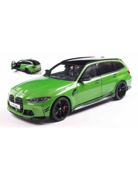 SOLIDO SL1813703 BMW M3 TOURING WITHPERFORMANCE PARTS 2024 GREENMETALLIC 1:18 Modellino