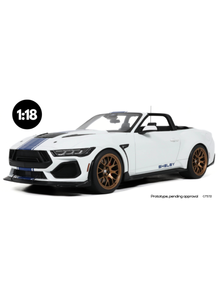 GT SPIRIT GT572 SHELBY MUSTANGSUPERSNAKE 2025 WHITE 1:18 Modellino