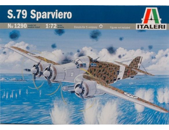 Italeri IT1290 S 79 SPARVIERO KIT 1:72 Modellino