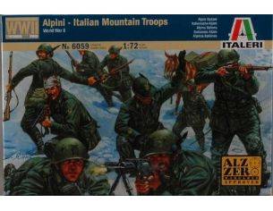 Italeri IT6059 ITALIAN MOUNTAIN TROOPS ALPINI  KIT 1:72 Modellino