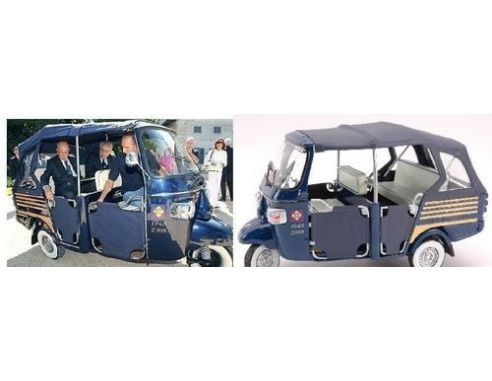 Italeri IT68007 APE CALESSINO PRESIDENTE NAPOLITANO 1:18 Modellino