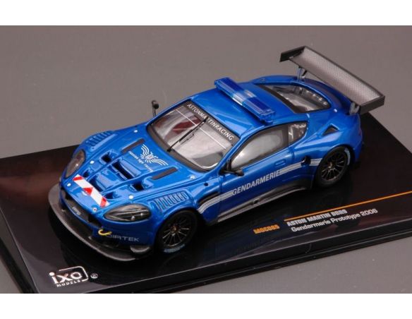Ixo model MOC085 ASTON MARTIN DBR 9 GENDARMERIE PROTOTYPE 2006 1:43 Forze dell'Ordine