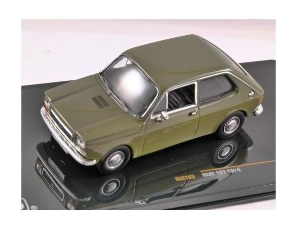 Ixo model CLC153 SEAT 127 1974 OLIVE GREEN 1:43 Modellino