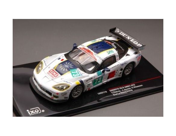 Ixo model LMM179 CORVETTE C60R N.73 LE MANS 2009 1:43 Modellino