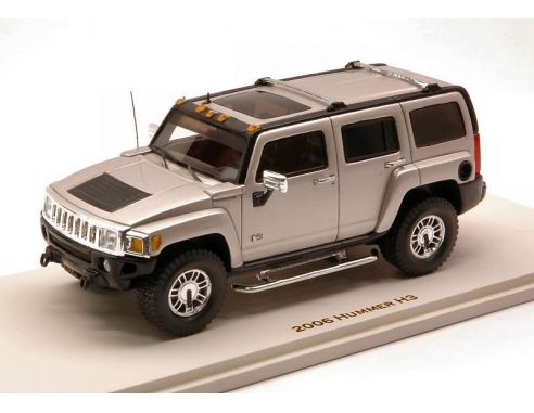 Luxury LX10127 HUMMER H3 2006 SILVER 1:43 Modellino