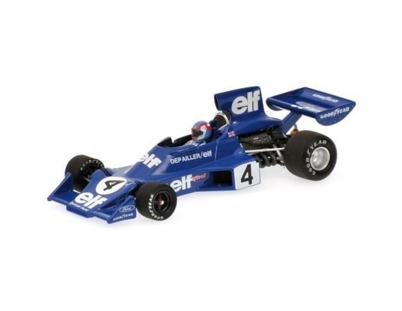 MINICHAMPS 400740004 TYRRELL FORD 007 P. DEPAILLER 1974 Modellino