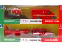 New Ray NY19865 AUTO V.D.FUOCO C/CARRELLO 2 ASS.1:43 Pompieri