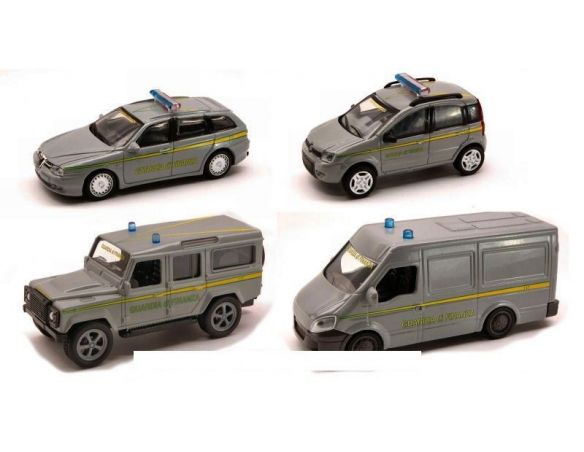 New Ray 19873 ASSORTIMENTO 4 PZ.MEZZI GUARDIA DI Modellino