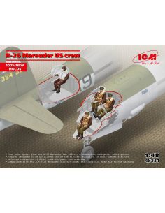 ICM ICM48131 B-26 MARAUDER US CREW KIT 1:48 Modellino