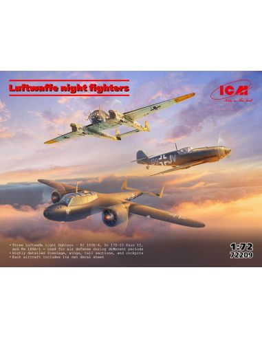 ICM ICM72209 LUFTWAFFE NIGHT FIGHTER KIT 1:72 Modellino