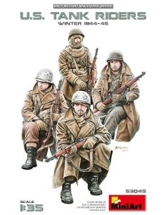 MINIART MIN53045 U.S. TANK RIDERS (WINTER 1944-45) KIT...