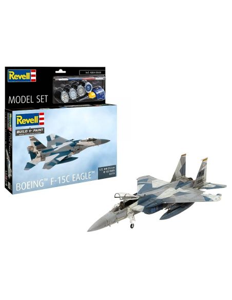 REVELL RV63778 BOEING F-15C EAGLE MODEL SET KIT 1:72 Modellino