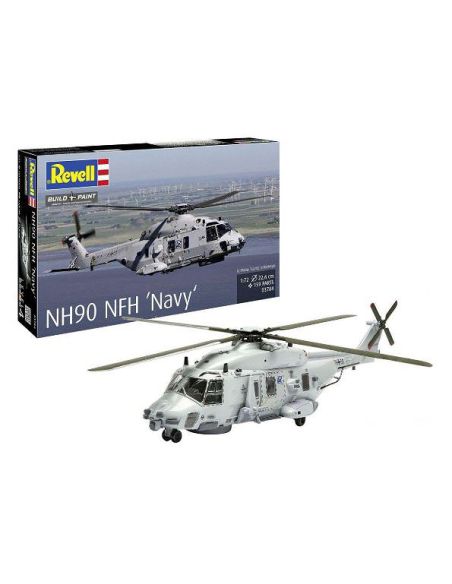 REVELL RV63784 ELICOTTERO NH90 NFH NAVY KODEL SET KIT 1:72 Modellino