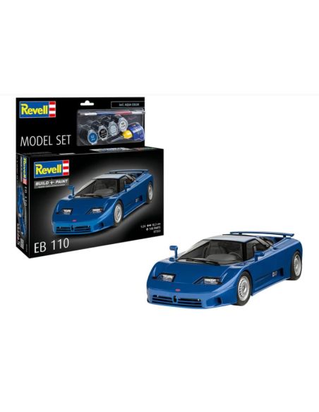 REVELL RV67353 BUGATTI EB110 MODEL SET KIT 1:24 Modellino