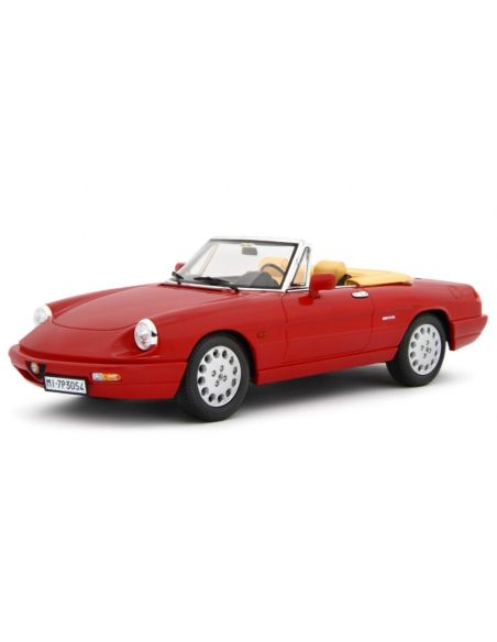 LAUDO RACING LM209A ALFA ROMEO SPIDER 1.6-2.0i 1990 RED 1:18 Modellino
