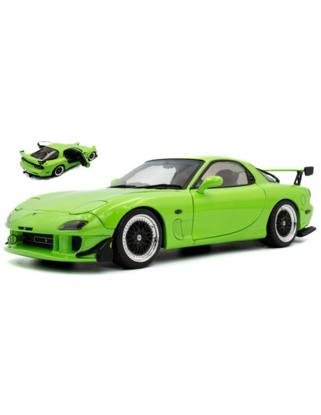 SOLIDO SL1810606 MAZDA RX7 FD3RS SOLIDOWORKS 1999 NEON GREEN 1:18 Modellino