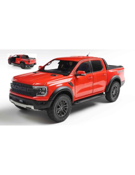 SOLIDO SL1813901 FORD RANGER RAPTOR 2024 ORANGERAPTOR 1:18 Modellino