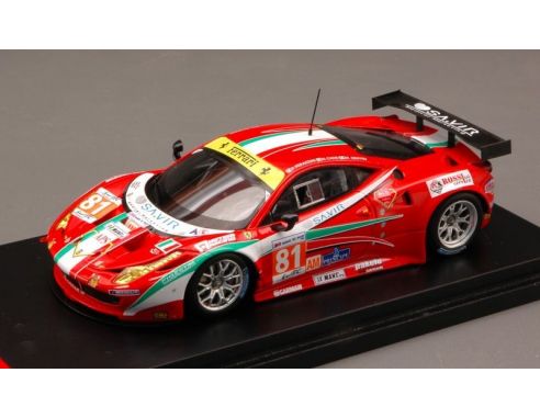Fujimi FJM1343008 FERRARI 458 N.81 53th LM 2012 PERAZZINI-CADEI-GRIFFIN 1:43 Modellino