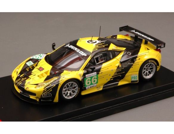 Fujimi FJM1343003 FERRARI 458 N.66 41th LM 2012 COCKER-WALKER-WILLS 1:43 Modellino
