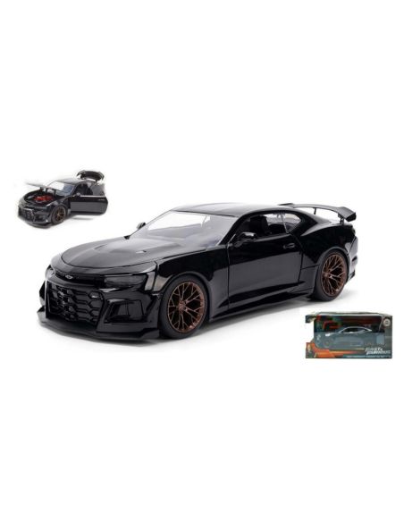 JADA TOYS JADA36475 CHEVROLET CAMARO 2024 FAST & FURIOUS BLACK 1:24 Modellino