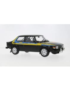 MODELCARGROUP MCG18442 SAAB 99 TURBO 1977 BLACK/DECALS 1:18 Modellino