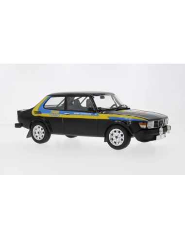 MODELCARGROUP MCG18442 SAAB 99 TURBO 1977 BLACK/DECALS 1:18 Modellino