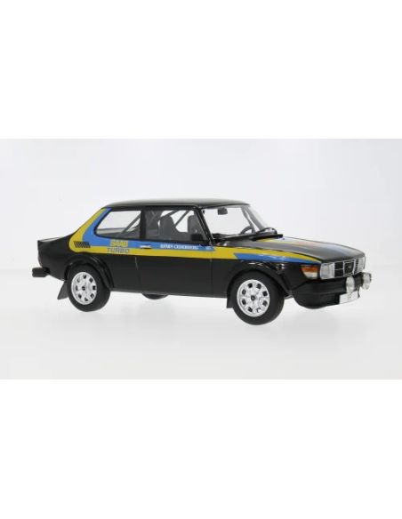 MODELCARGROUP MCG18442 SAAB 99 TURBO 1977 BLACK/DECALS 1:18 Modellino
