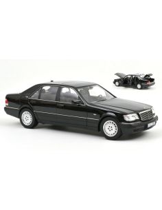 NOREV NV183045 MERCEDES S600 1997 BLACK METALLIC 1:18 Modellino
