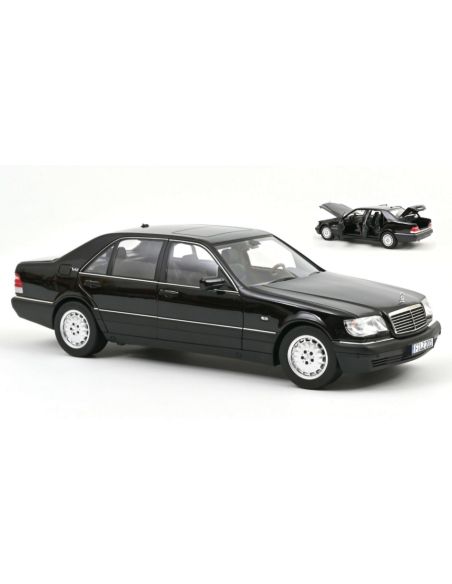 NOREV NV183045 MERCEDES S600 1997 BLACK METALLIC 1:18 Modellino