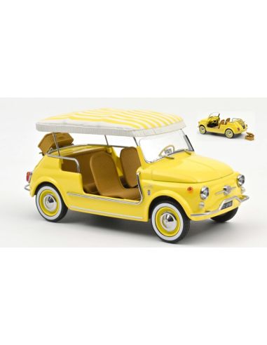 NOREV NV187790 FIAT 500 JOLLY 1965 YELLOW 1:18 Modellino