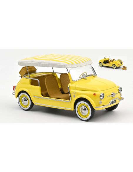 NOREV NV187790 FIAT 500 JOLLY 1965 YELLOW 1:18 Modellino