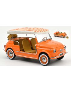 NOREV NV187791 FIAT 500 JOLLY 1965 ORANGE 1:18 Modellino