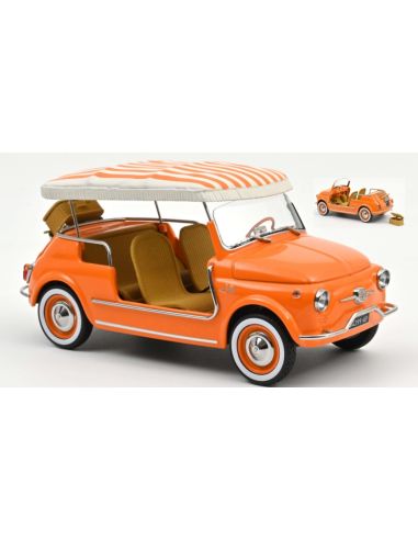 NOREV NV187791 FIAT 500 JOLLY 1965 ORANGE 1:18 Modellino