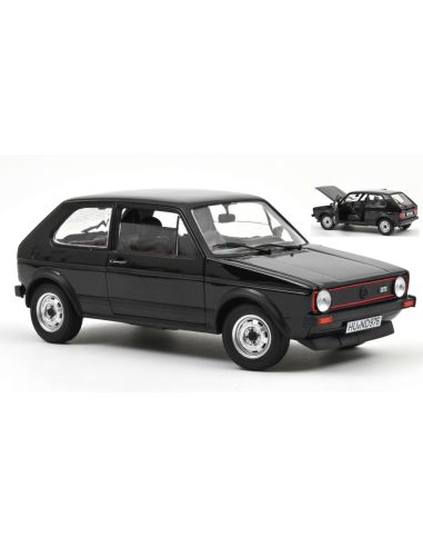 NOREV NV188487R VW GOLF GTI 1976 BLACK 1:18 REPROD. Modellino