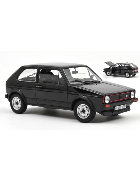 NOREV NV188487R VW GOLF GTI 1976 BLACK 1:18 REPROD. Modellino