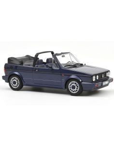 NOREV NV188628 VW GOLF CABRIOLET QUARTETT 1992 BLUE 1:18 Modellino